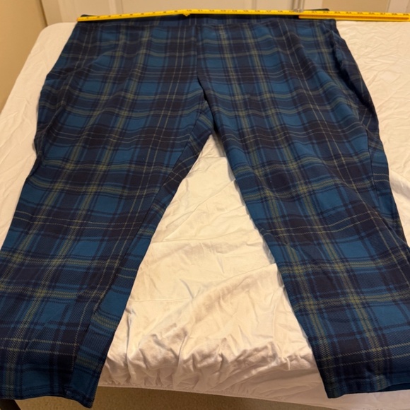 Torrid Premium Legging – Teal/Navy Plaid - Picture 3 of 6